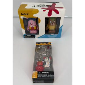 NEW Disney Vinylmation 3" Gummy Bears + Disney Parks Jr Pluto Keychain Lot